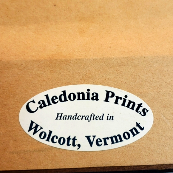 Framed in blue tulip botannical print - Picture 6 of 6